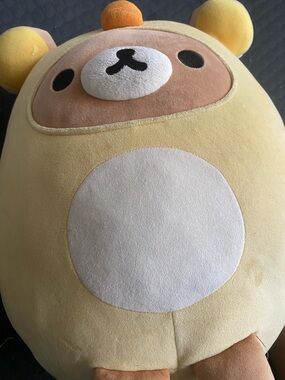 Rilakkuma Yellow Plush Bear Soft Stuffed Toy